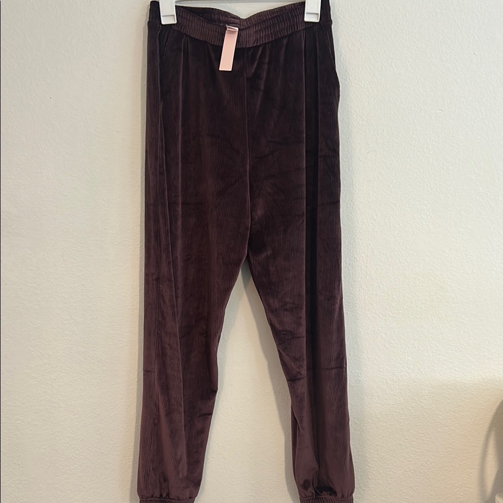 VS Purple Velour Joggers